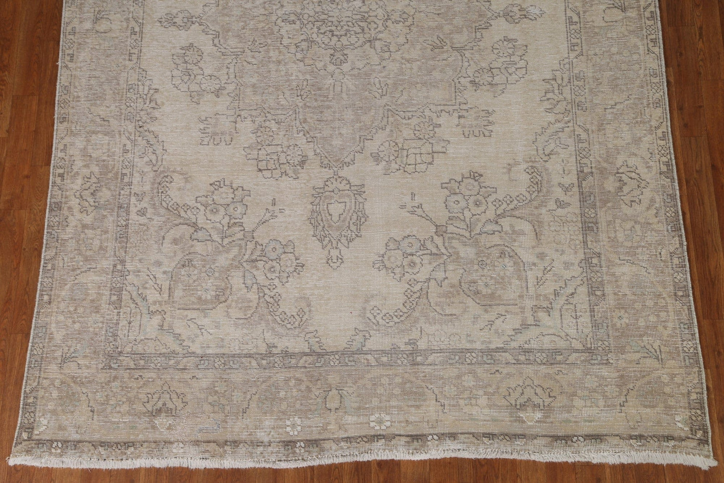 Distressed Tabriz Persian Area Rug 7x10