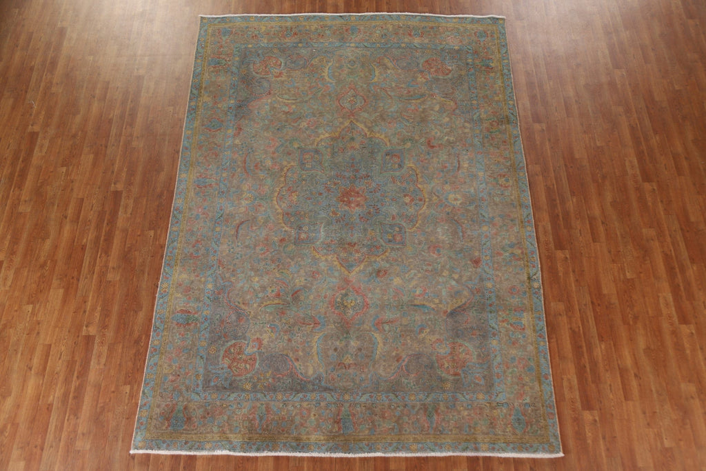 Over-Dyed Tabriz Persian Area Rug 8x11