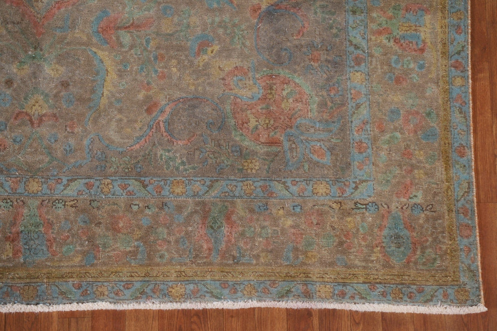 Over-Dyed Tabriz Persian Area Rug 8x11