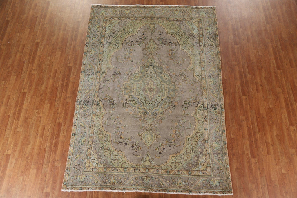 Over-Dyed Tabriz Persian Area Rug 8x11