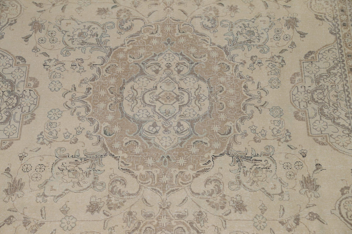 Distressed Tabriz Persian Area Rug 9x13