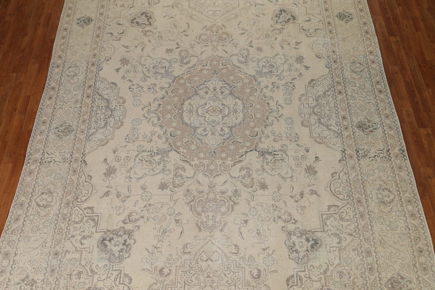 Distressed Tabriz Persian Area Rug 9x13