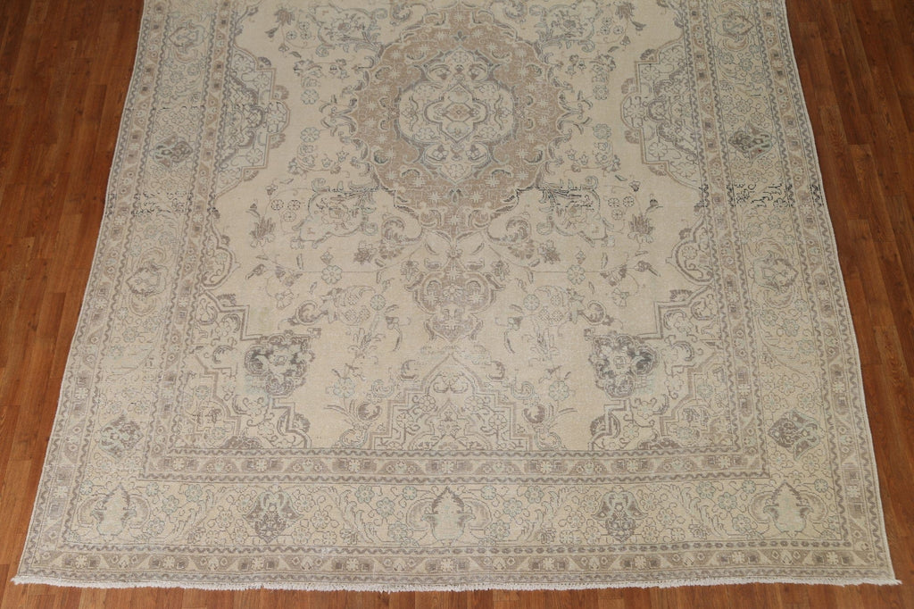 Distressed Tabriz Persian Area Rug 9x13