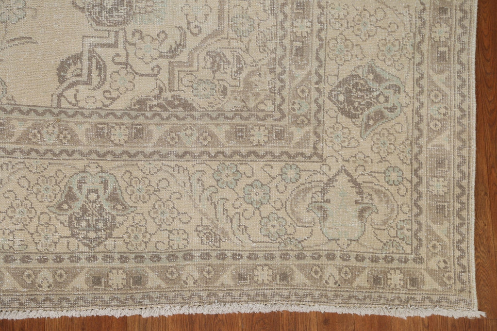 Distressed Tabriz Persian Area Rug 9x13