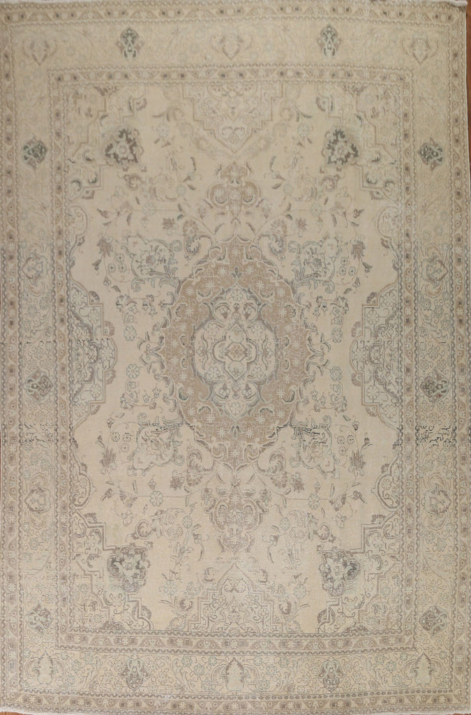 Distressed Tabriz Persian Area Rug 9x13