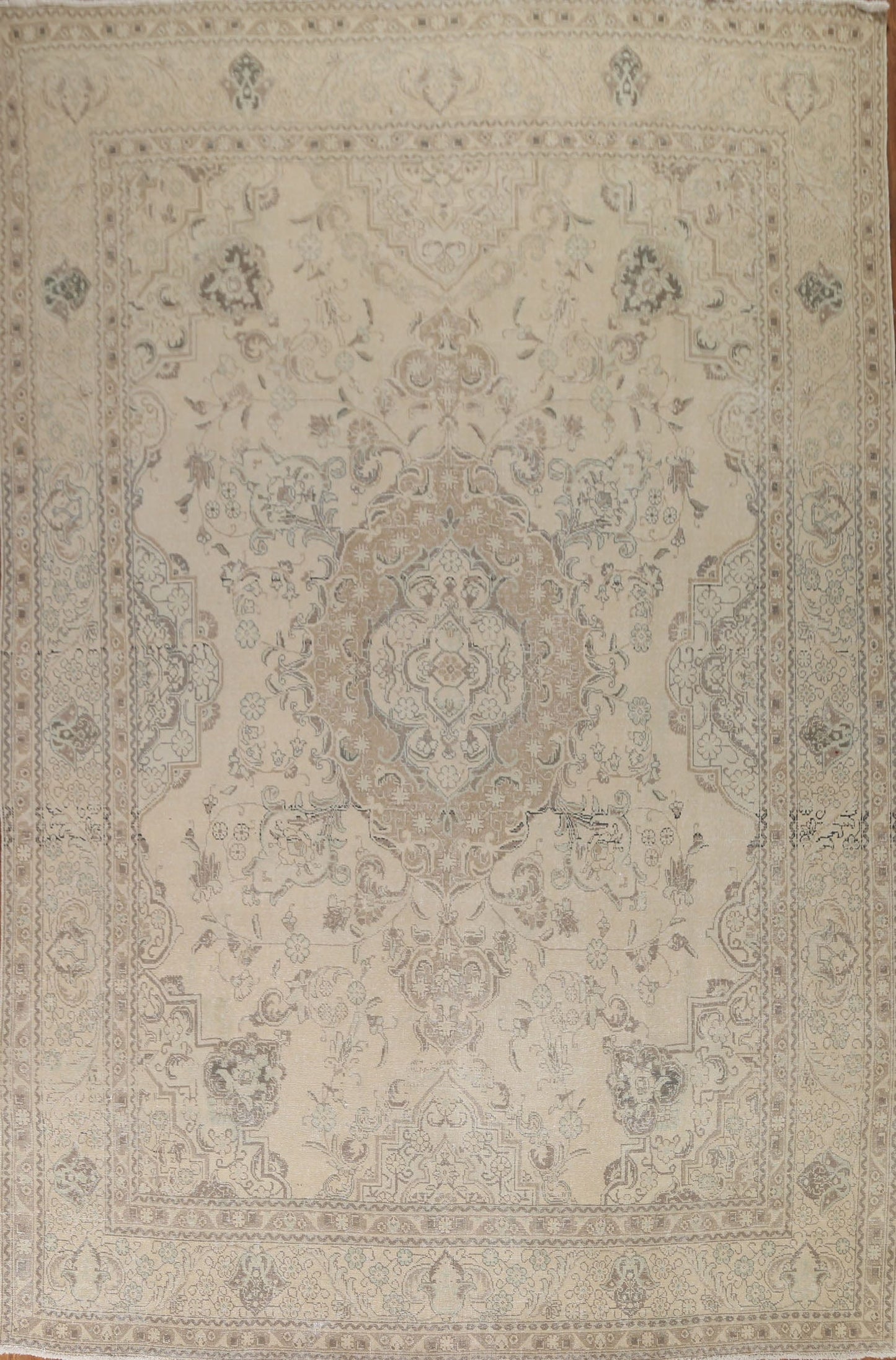 Distressed Tabriz Persian Area Rug 9x13