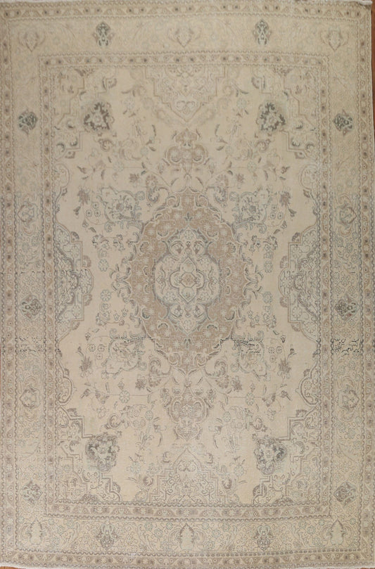 Distressed Tabriz Persian Area Rug 9x13