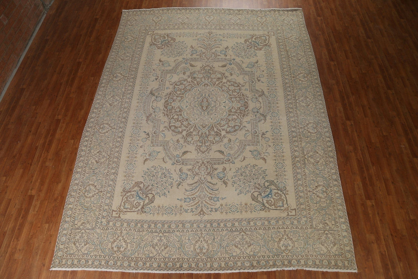 Distressed Tabriz Persian Area Rug 10x13