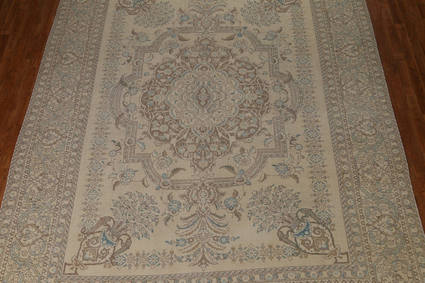 Distressed Tabriz Persian Area Rug 10x13