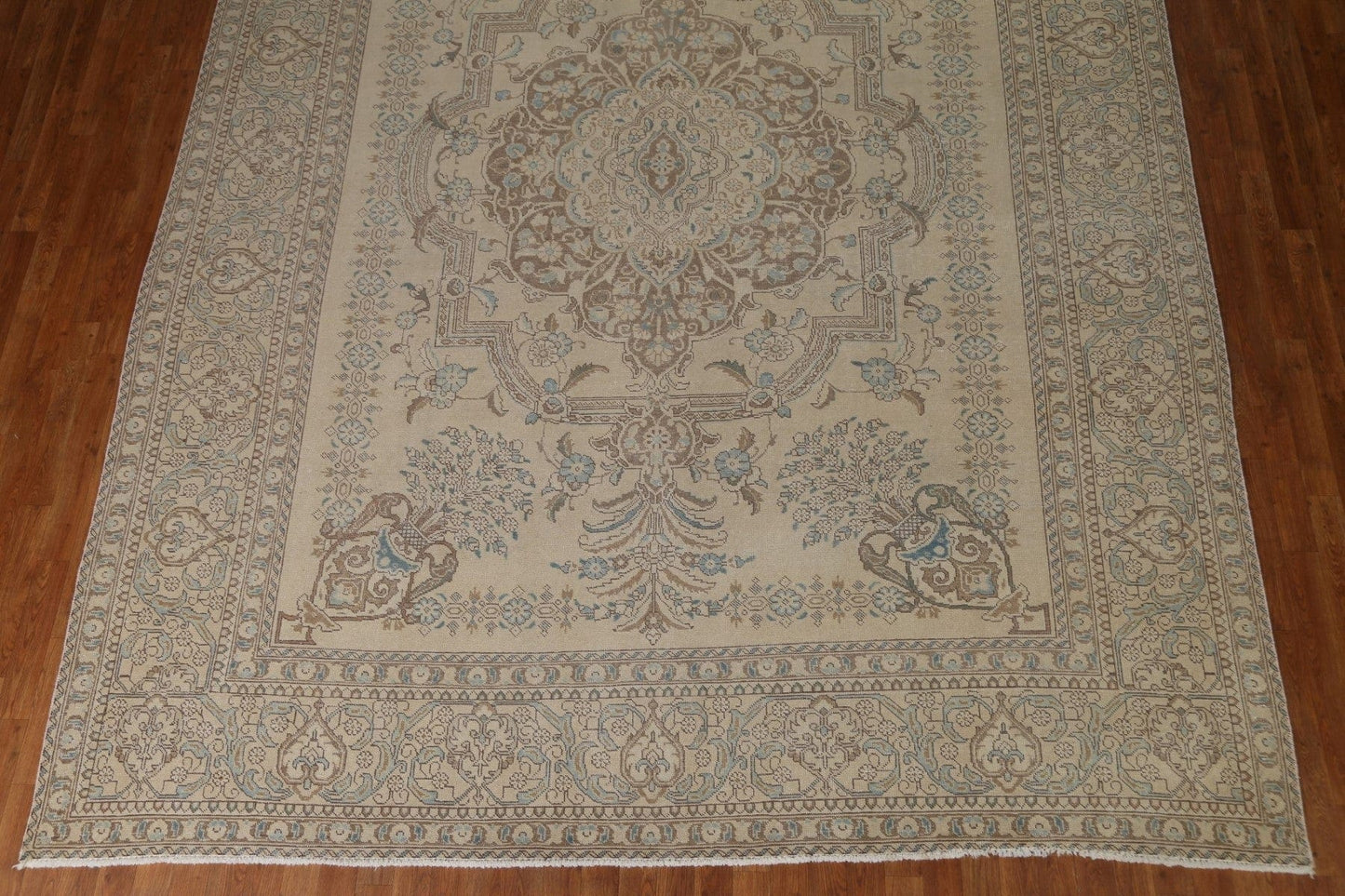 Distressed Tabriz Persian Area Rug 10x13