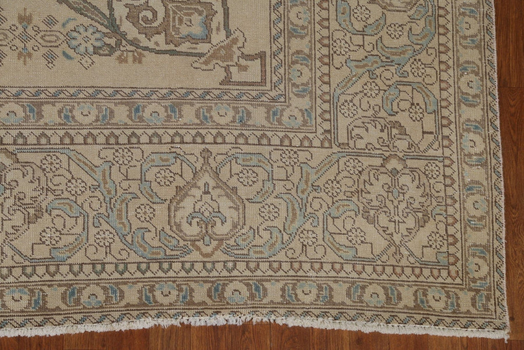 Distressed Tabriz Persian Area Rug 10x13