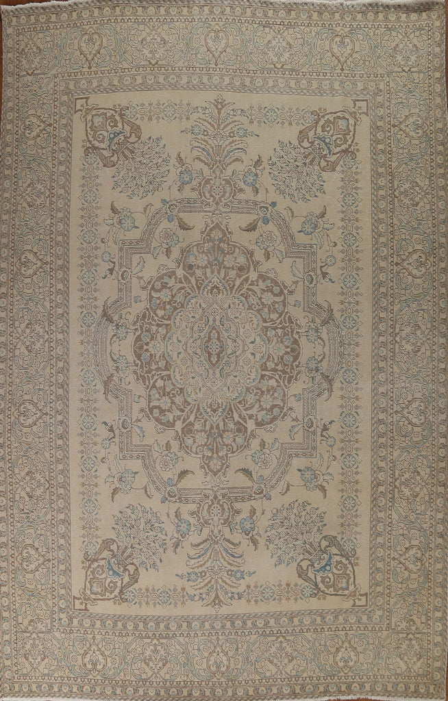 Distressed Tabriz Persian Area Rug 10x13