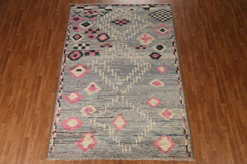 Geometric Moroccan Area Rug 7x10