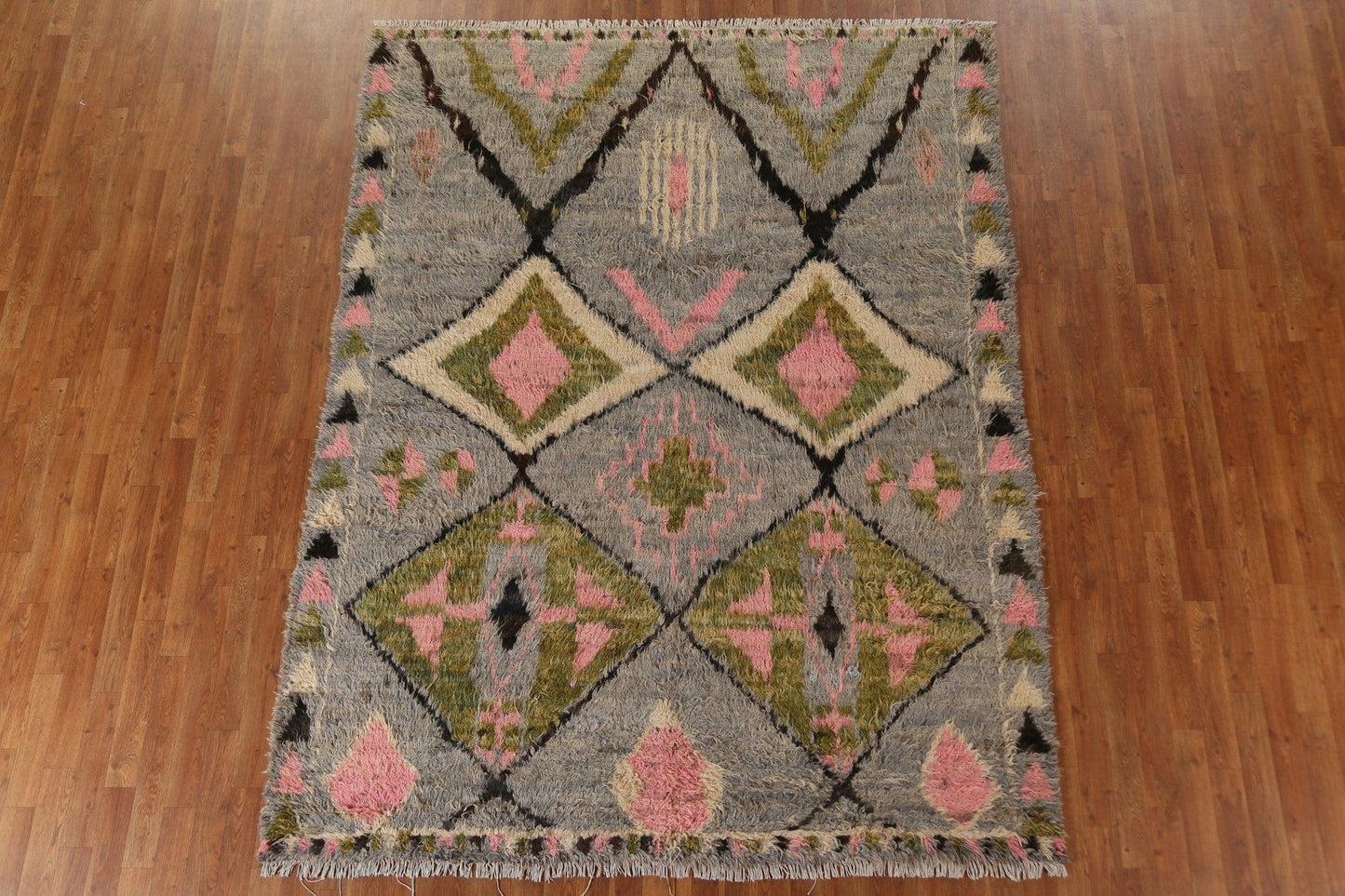 Tribal Berber Moroccan Area Rug 7x9