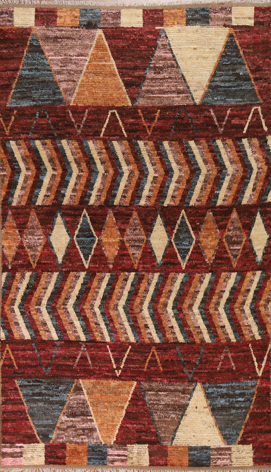 Tribal Wool Moroccan Area Rug 6x10