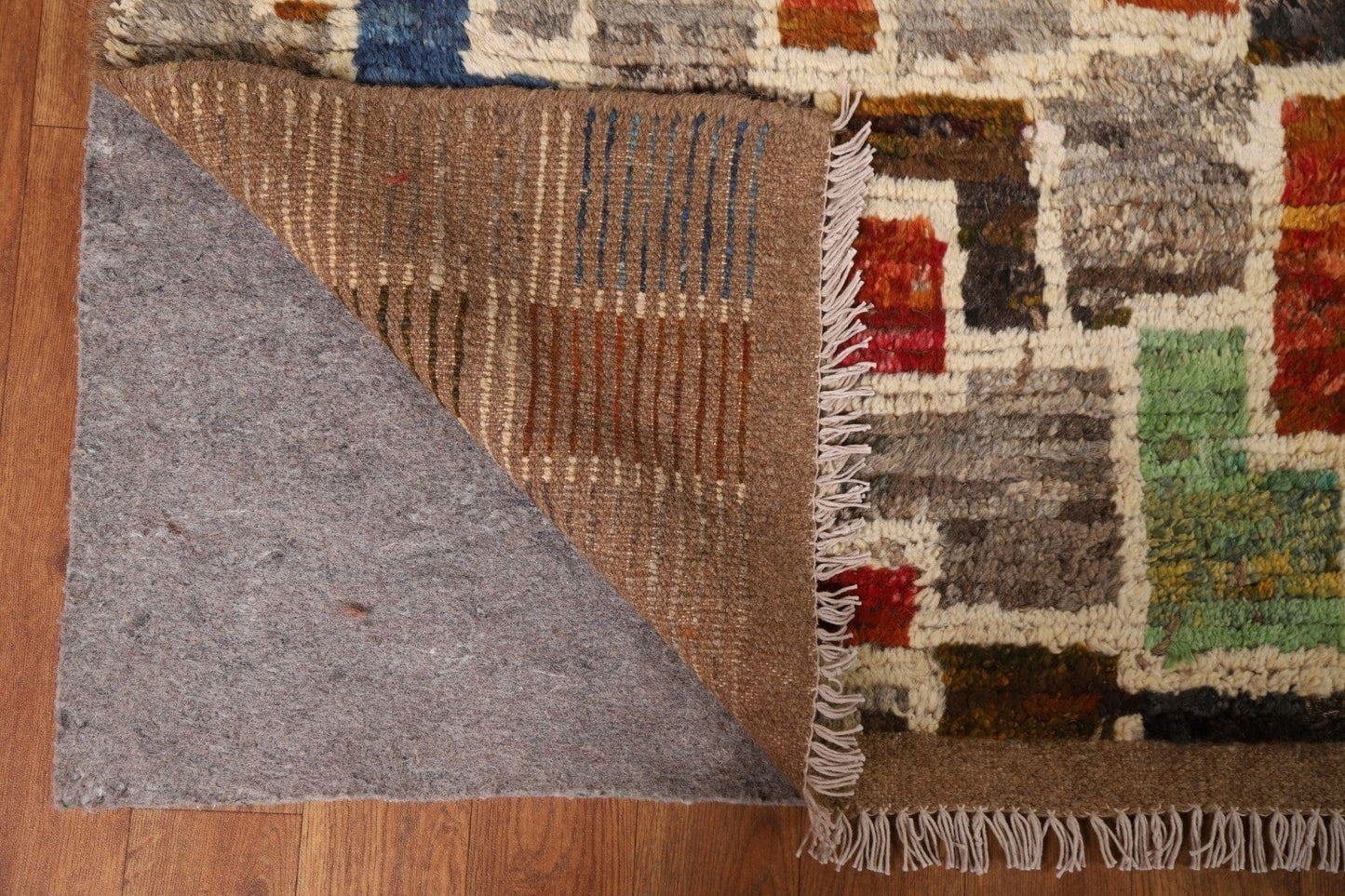 All-Over Wool Moroccan Area Rug 5x8