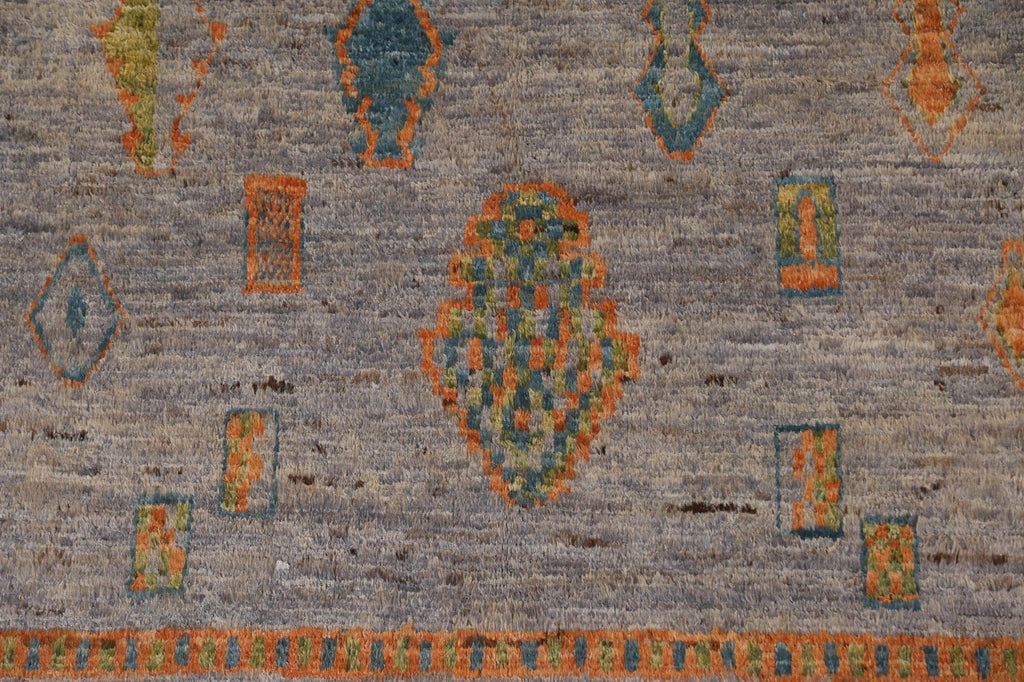 Tribal Moroccan Wool Area Rug 6x10