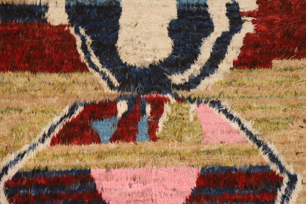 Abstract Moroccan Wool Area Rug 8x10