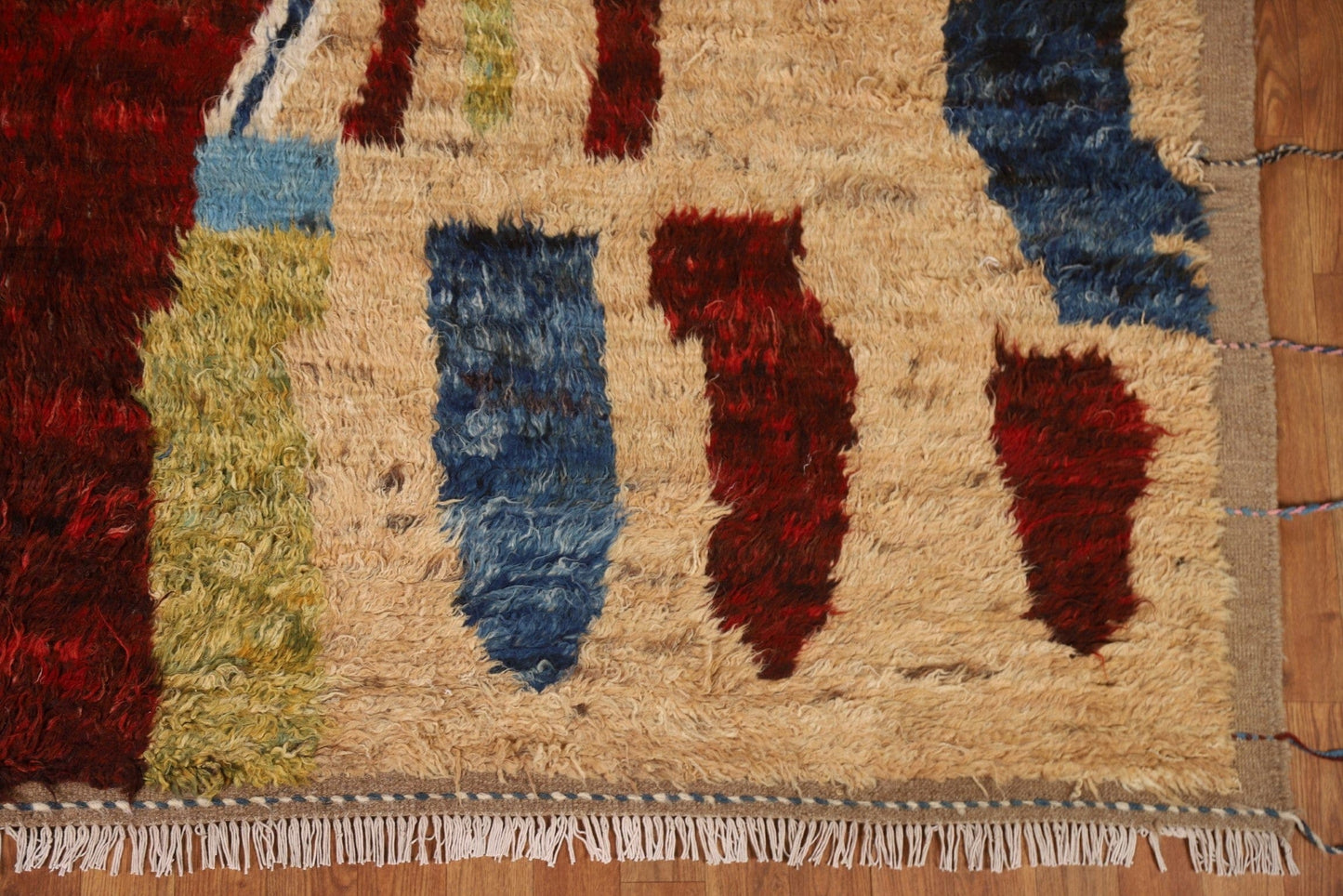 Abstract Moroccan Wool Area Rug 8x10