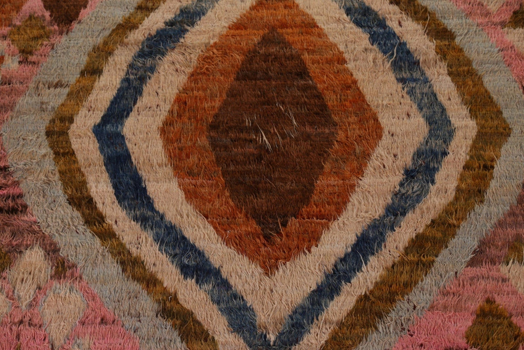 Tribal Moroccan Wool Area Rug 9x12