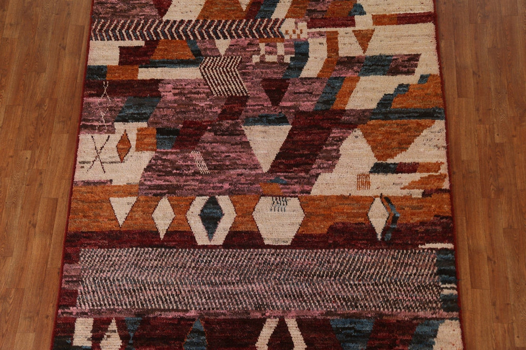 Abstract Moroccan Area Rug 6x8