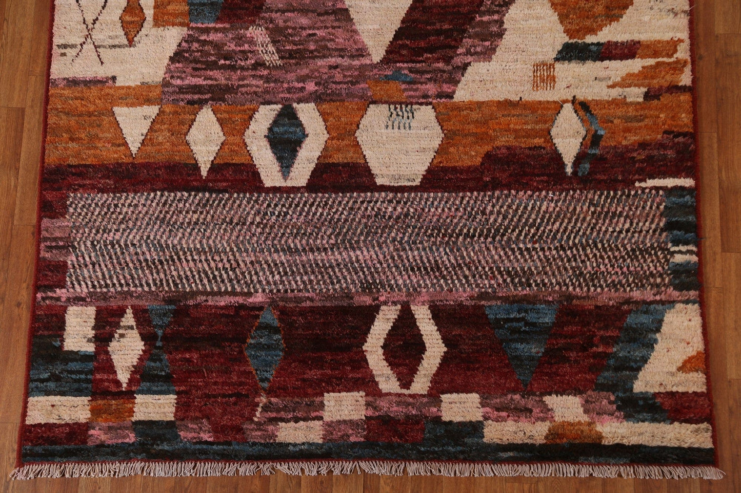 Abstract Moroccan Area Rug 6x8