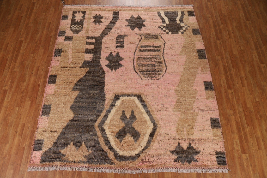 Berber Moroccan Tribal Area Rug 9x12