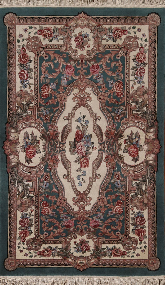 Victorian Style Aubusson Oriental Area Rug 4x6