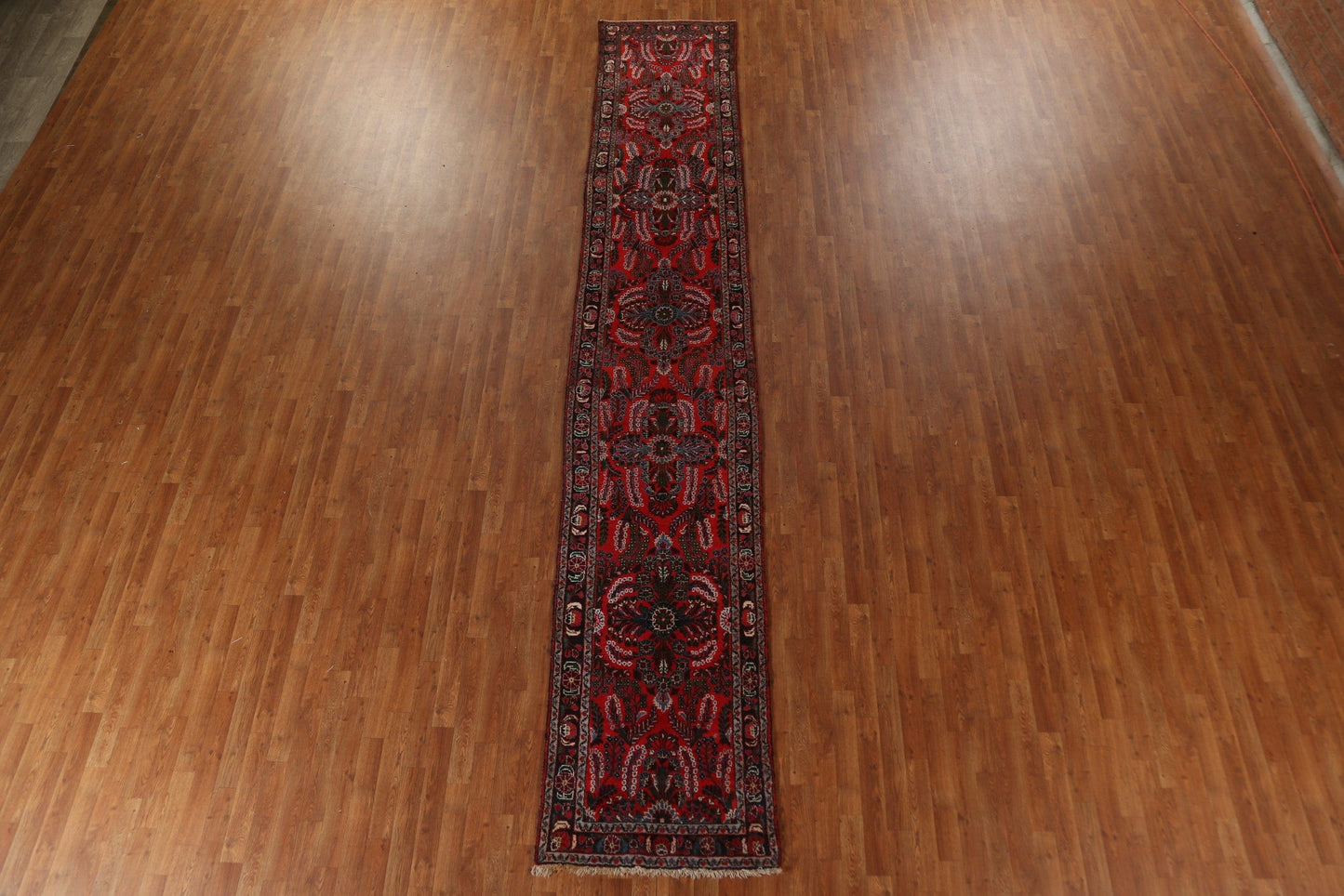 Floral Red Lilian Persian Runner Rug 3x16