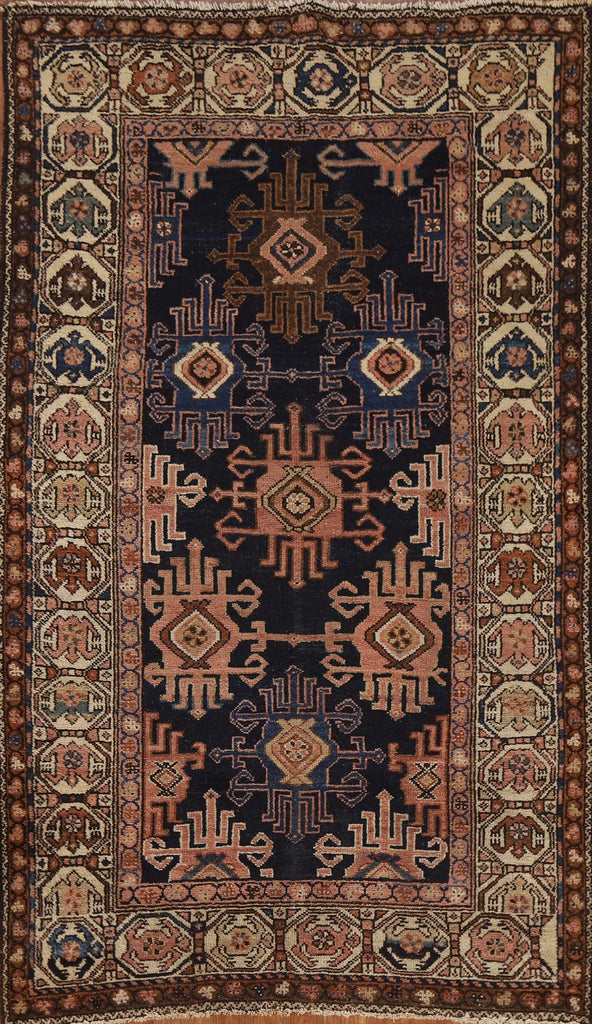 Antique Hamedan Persian Area Rug 4x6