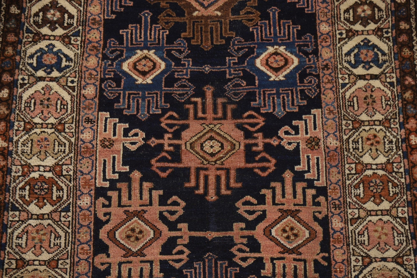 Antique Hamedan Persian Area Rug 4x6