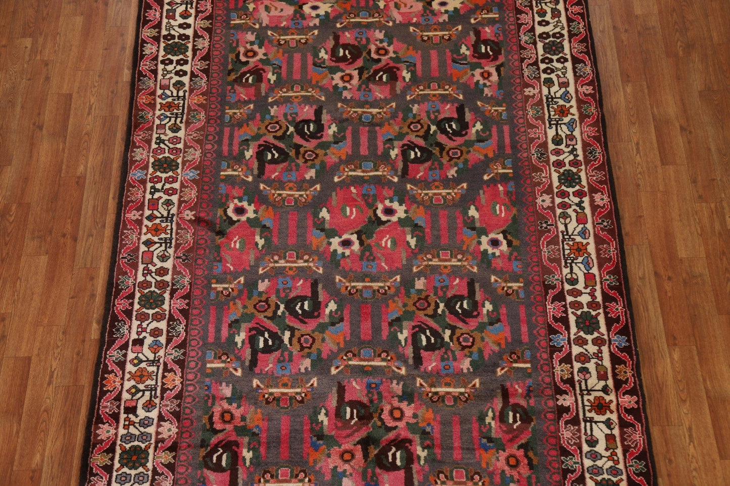 Vintage Bakhtiari Persian Area Rug 5x10