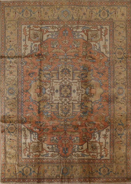 Vegetable Dye Heriz Serapi Persian Area Rug 8x10