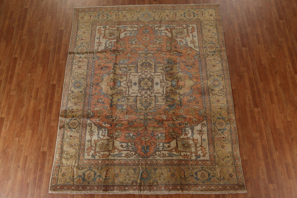 Vegetable Dye Heriz Serapi Persian Area Rug 8x10