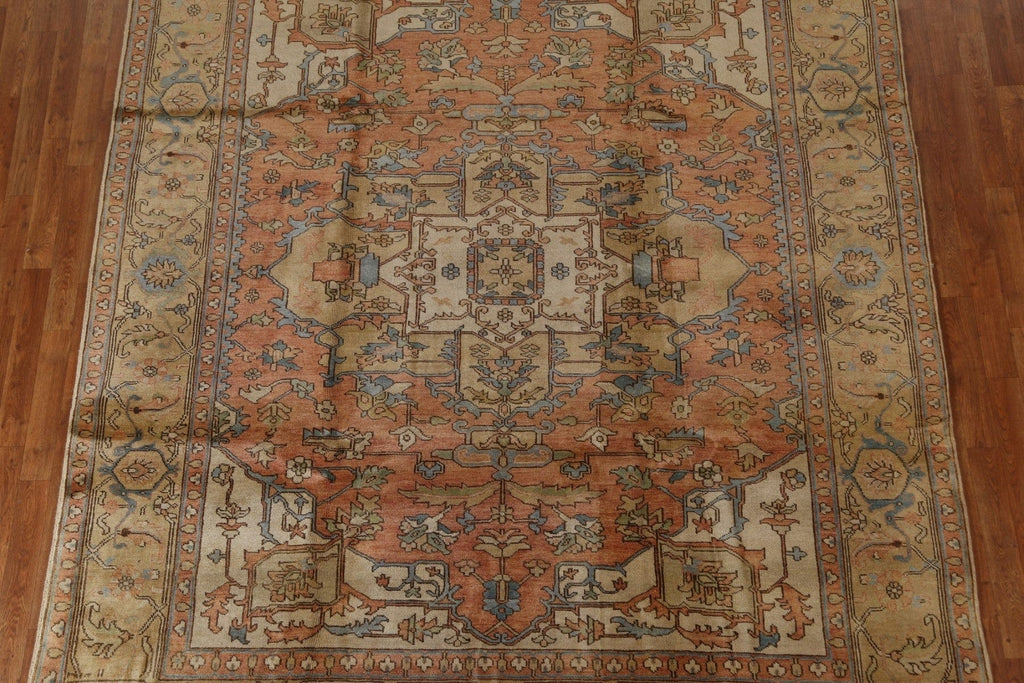 Vegetable Dye Heriz Serapi Persian Area Rug 8x10