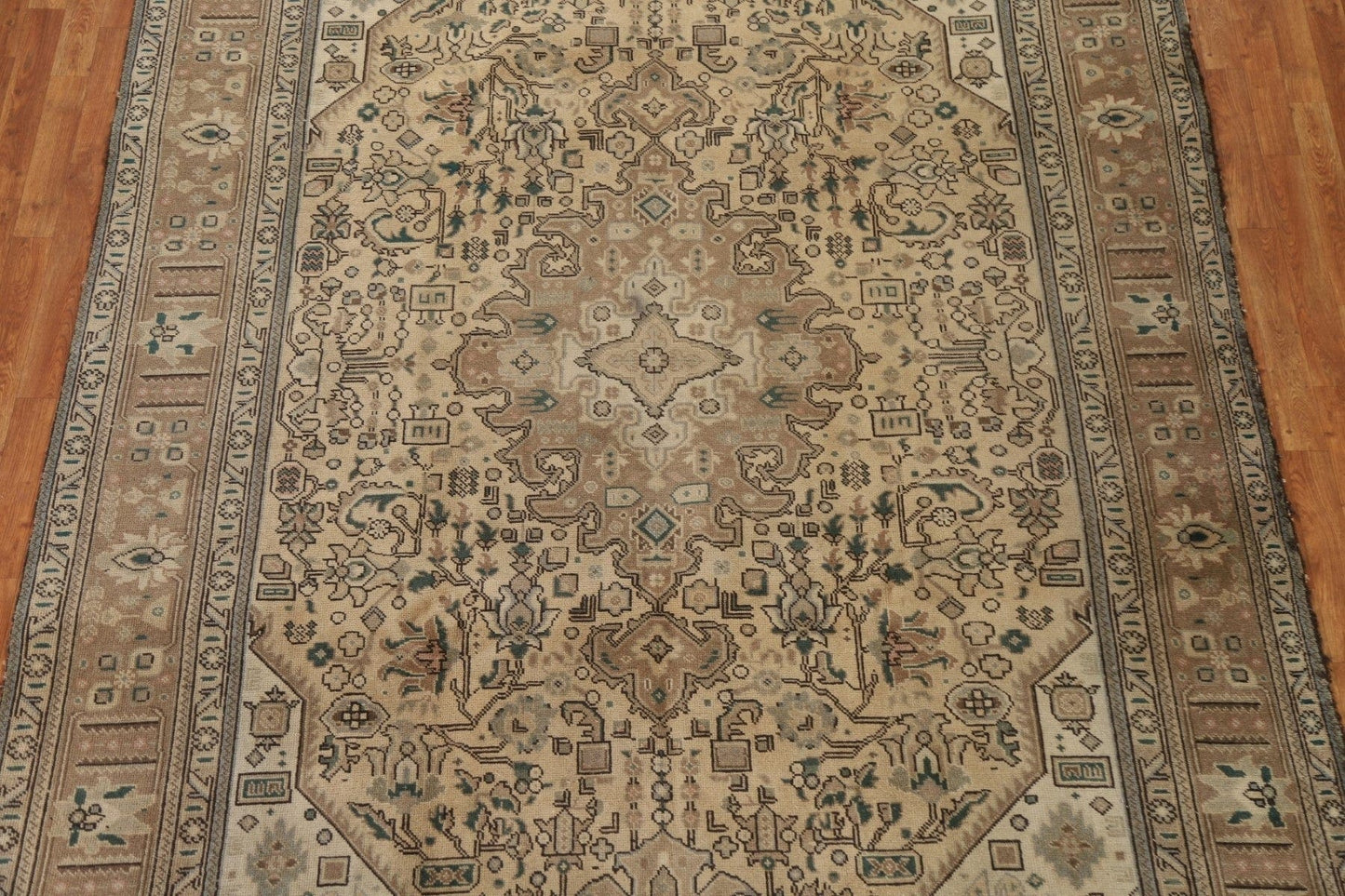 Vintage Tabriz Persian Area Rug 8x11