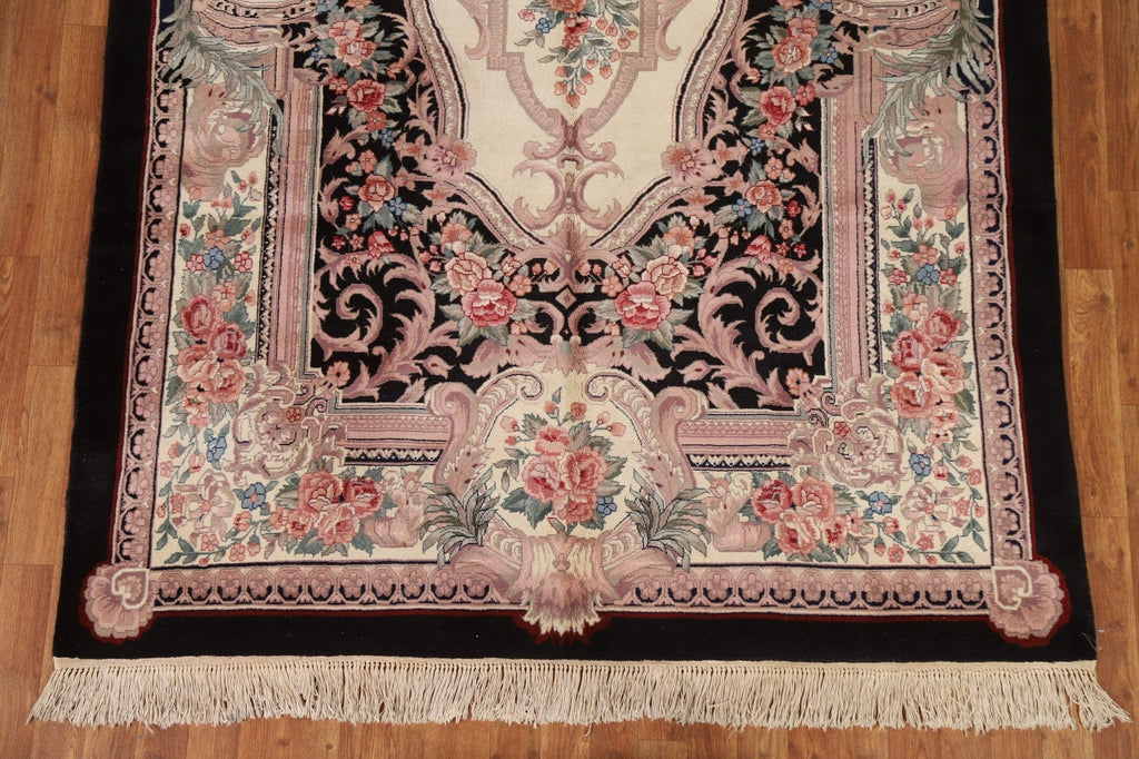 Victorian Style Aubusson Vegetable Dye Area Rug 6x9