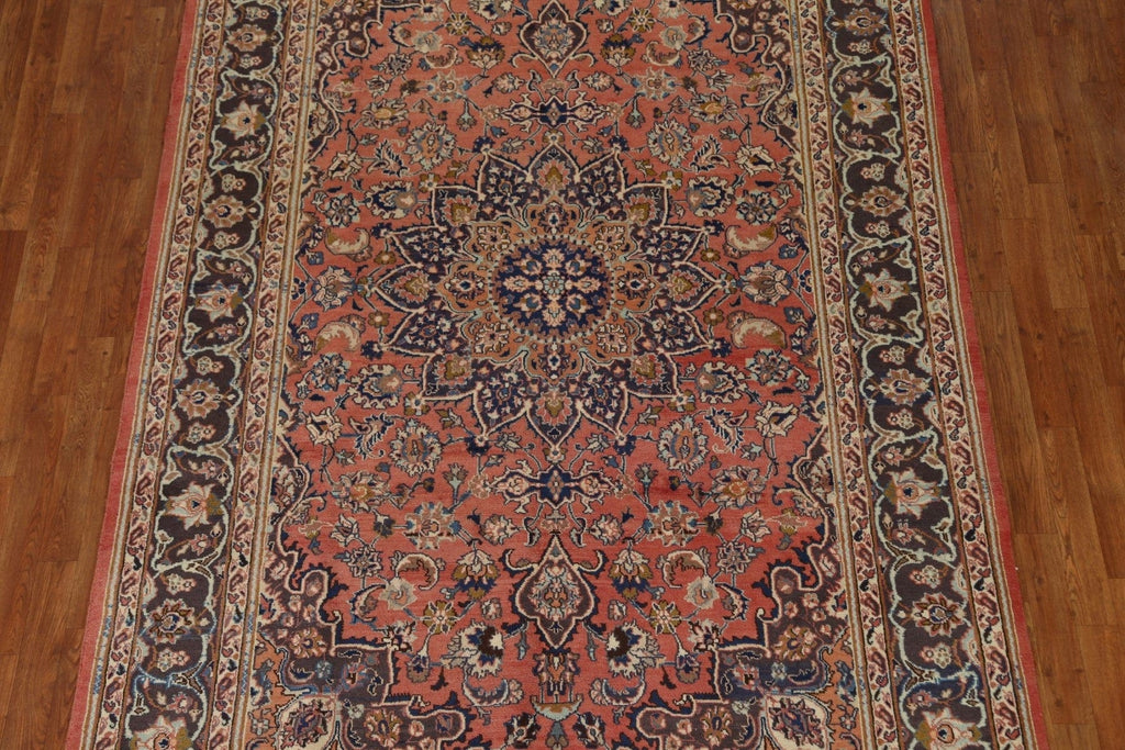 Traditional Mashad Persian Area Rug 6x10