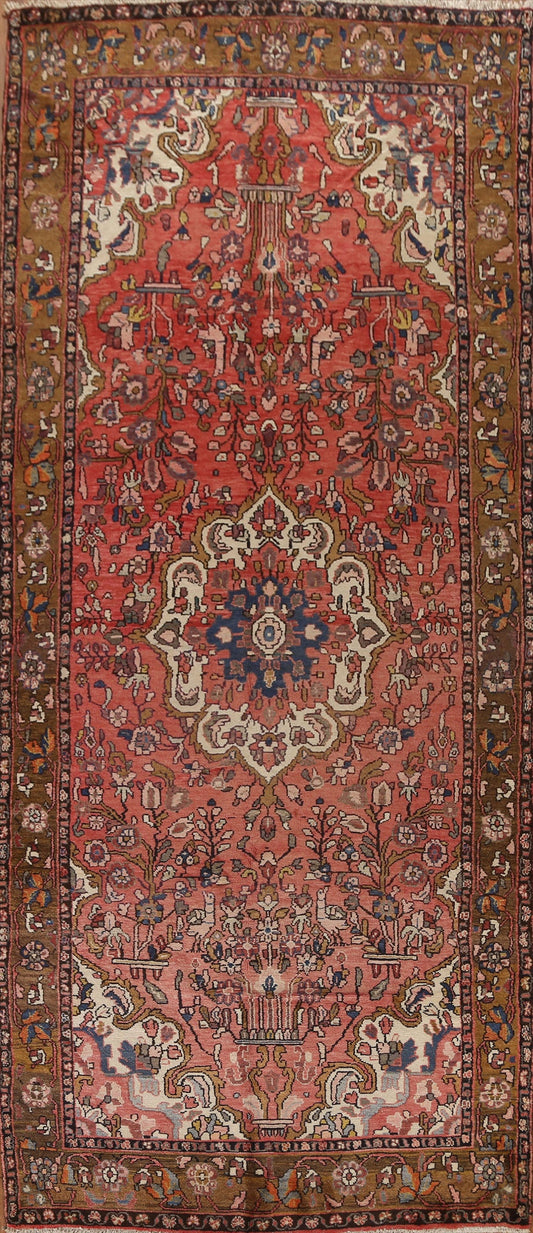 Vintage Floral Nahavand Persian Area Rug 6x13