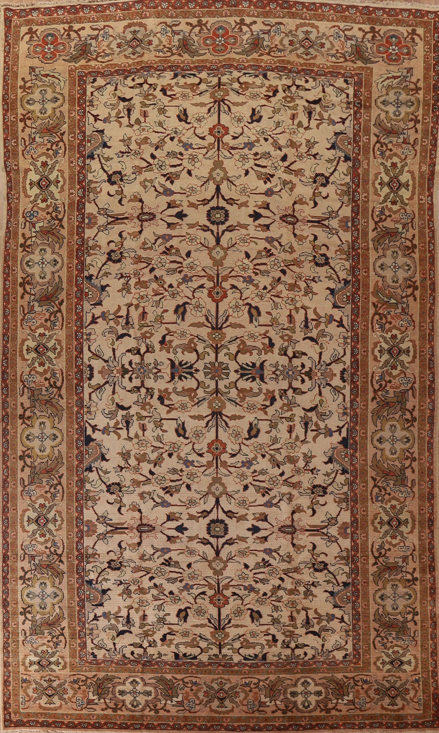 Vegetable Dye Mahal Persian Large Rug 11x16