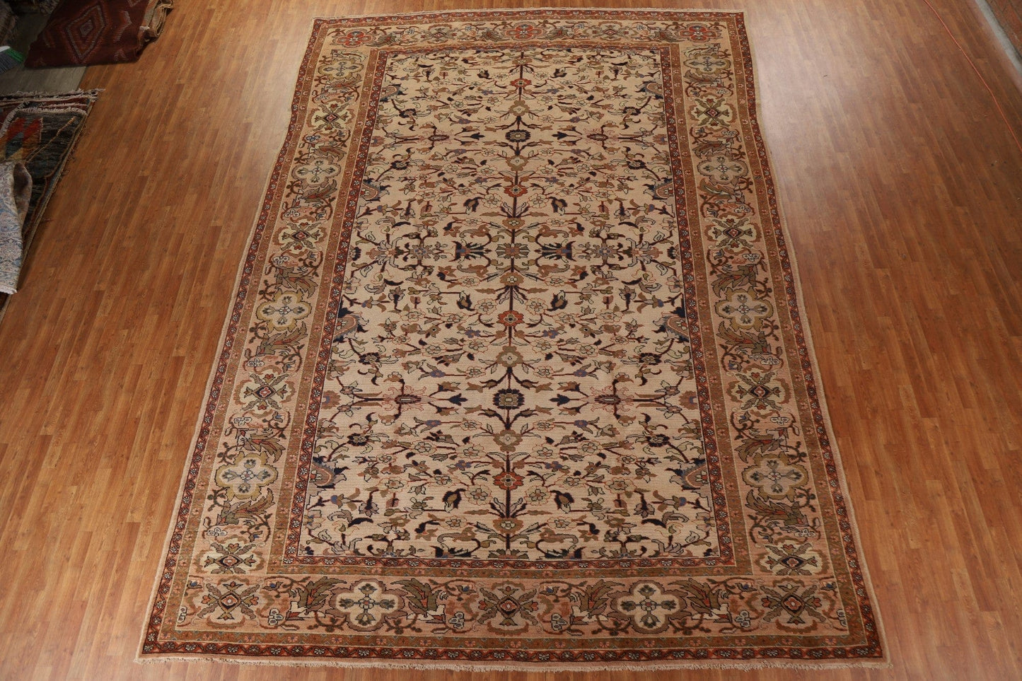 Vegetable Dye Mahal Persian Large Rug 11x16