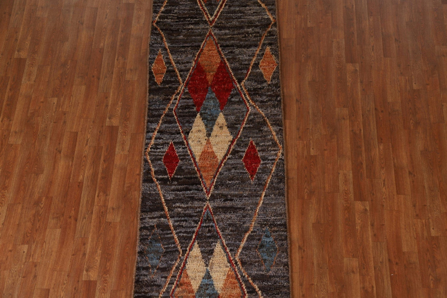 Geometric Moroccan Runner Rug 3x10