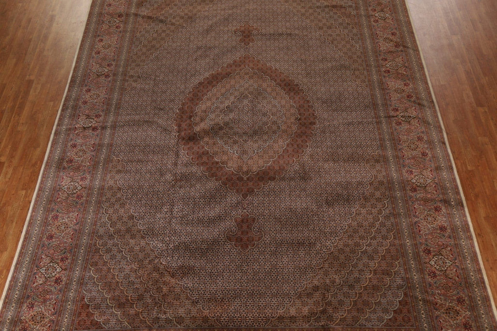 Palace Size Tabriz Vegetable Dye Persian Rug 11x17