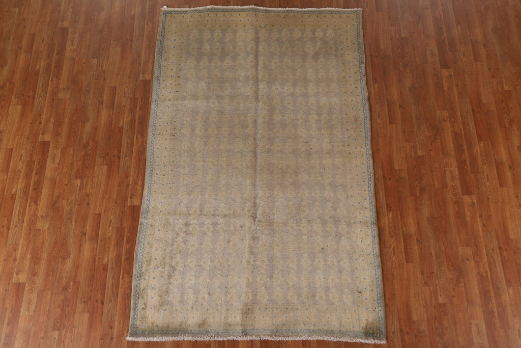 All-Over Tabriz Persian Area Rug 5x8