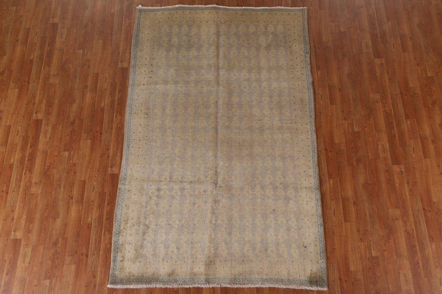 All-Over Tabriz Persian Area Rug 5x8