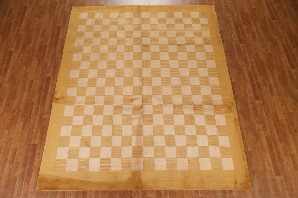 Checkered Nepal Tibetan Area Rug 8x10