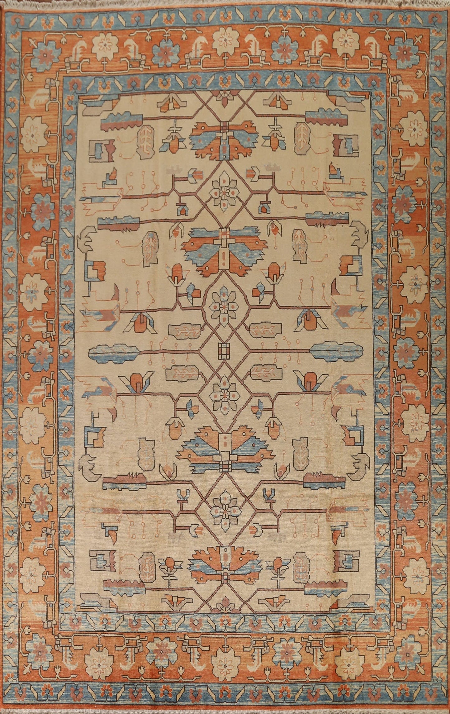 Vegetable Dye Heriz Serapi Persian Area Rug 8x11