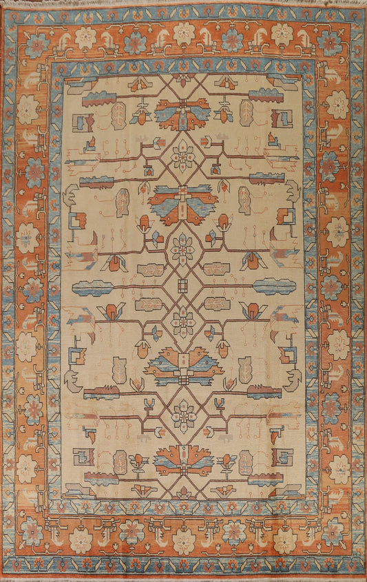 Vegetable Dye Heriz Serapi Persian Area Rug 8x11