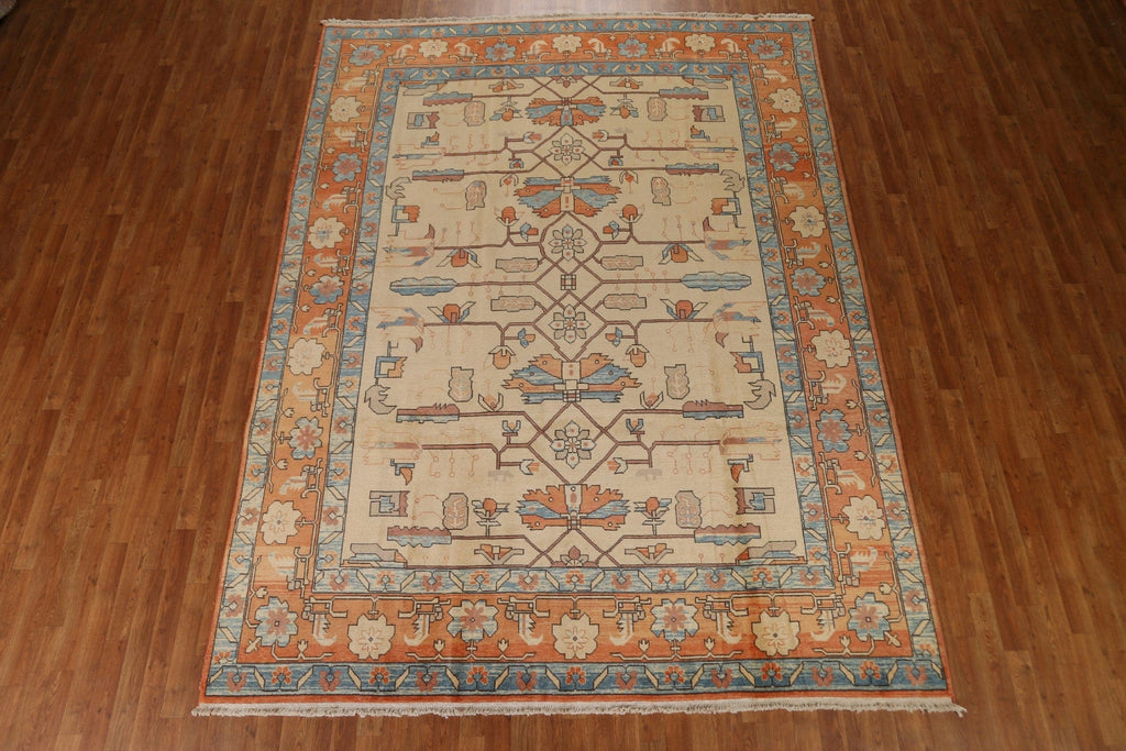 Vegetable Dye Heriz Serapi Persian Area Rug 8x11