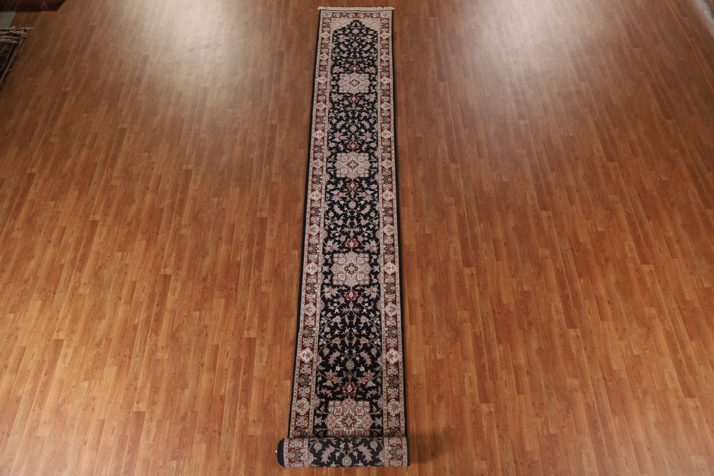 Floral Tabriz Persian Runner Rug 2x21